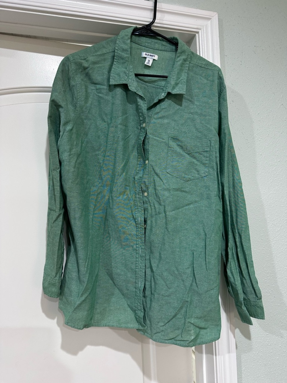 Old Navy Light Green Collared Button Shirt